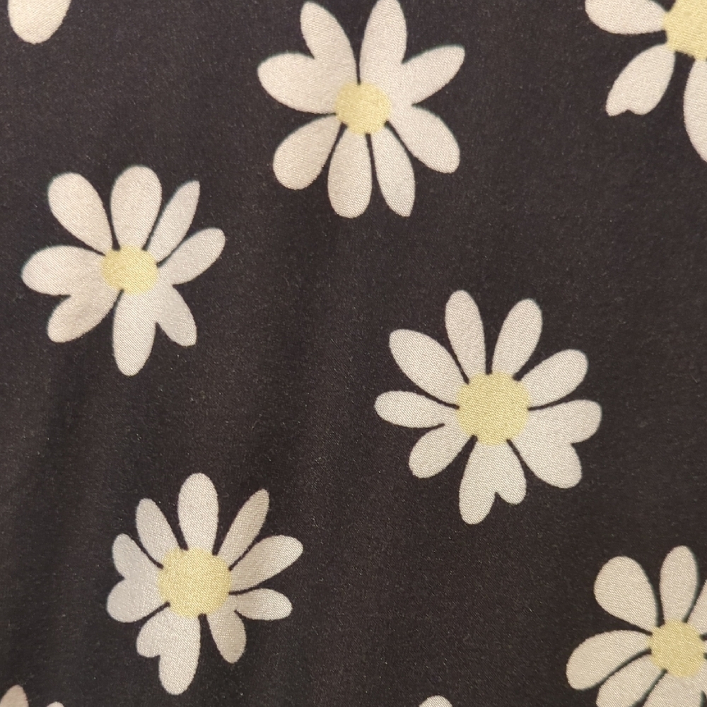 Like New! Fun Bold No Boundaries Black Dress with Floral Design XXXL 21 - Picture 2 of 6